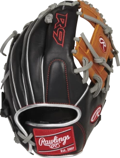 Rawlings R9 ContoUR 11.25" Infield Baseball Glove - R91125U-2BT