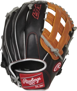 Rawlings R9 ContoUR 12" Outfield Baseball Glove - R9120U-6BT
