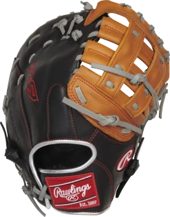 Rawlings R9 ContoUR 12" First Base Mitt - R9FMU-17BT