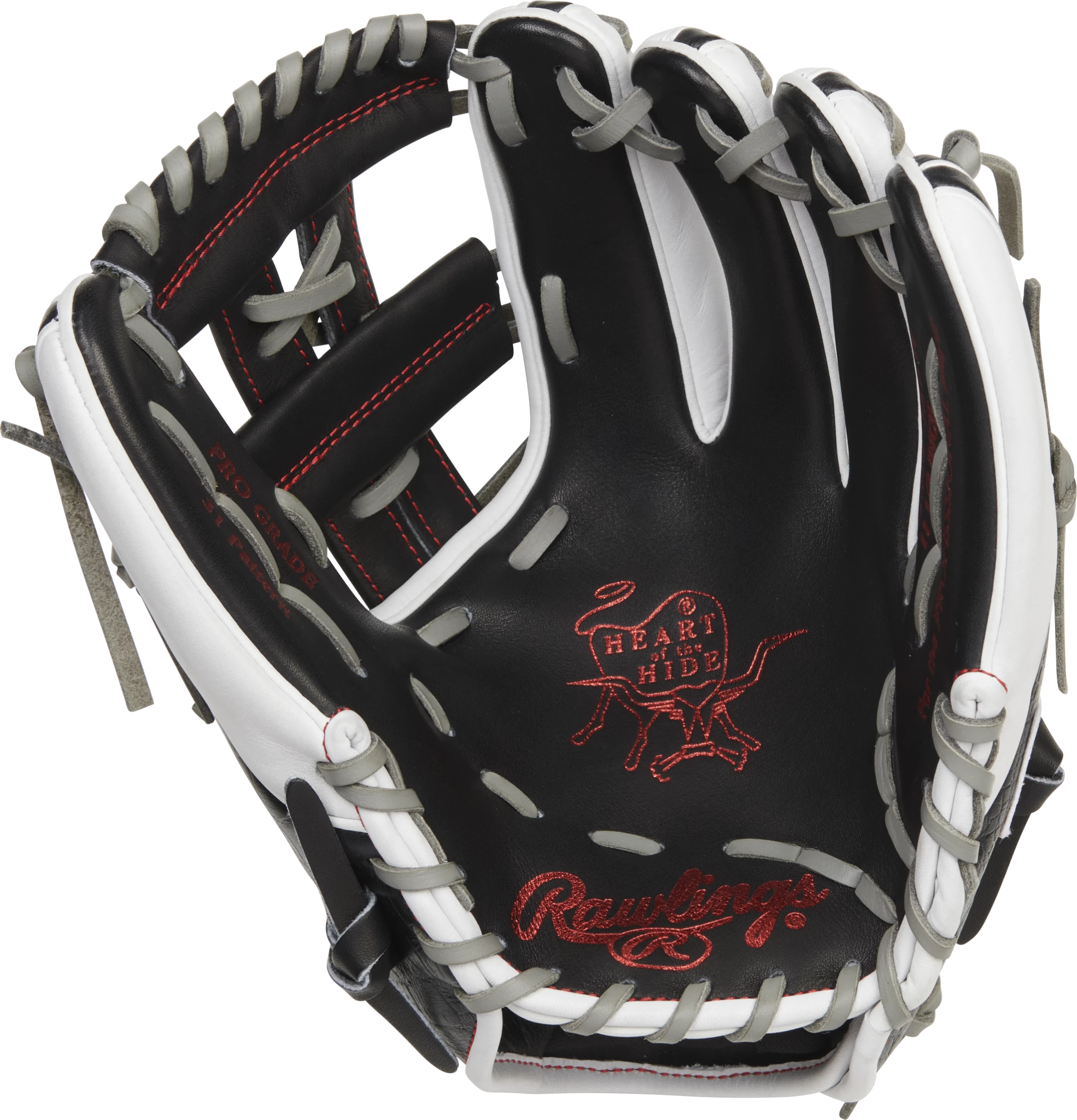 Rawlings Heart Of The Hide 11.5" Infield Baseball Glove - PRO314-32BW - Image 2