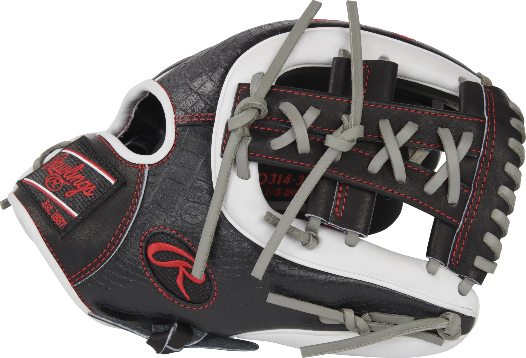 Rawlings Heart Of The Hide 11.5" Infield Baseball Glove - PRO314-32BW - Image 3