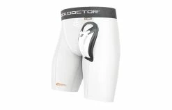 Shock Doctor Double Compression Short With Bioflex Cup